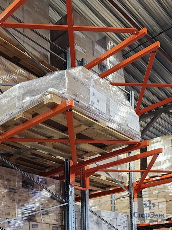 Торцевая консоль для паллетного стеллажа